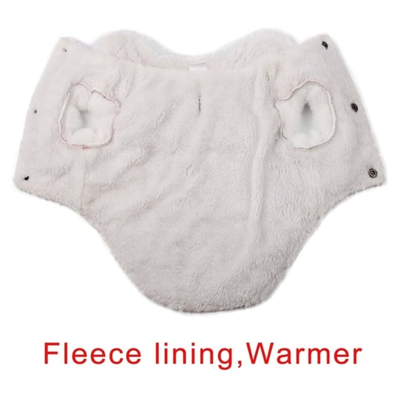 JoyDaog NWOT Pink Shawl Design Fleece Lined Winter Dog/Pet Jacket Size Large HP - Picture 11 of 12